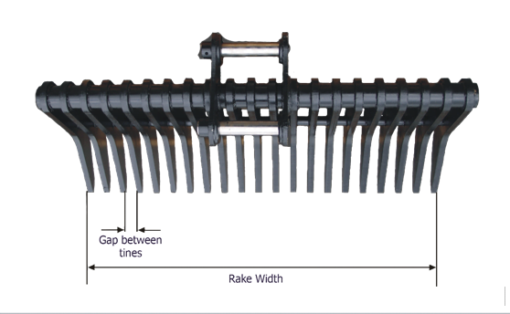 Rake Dimensions