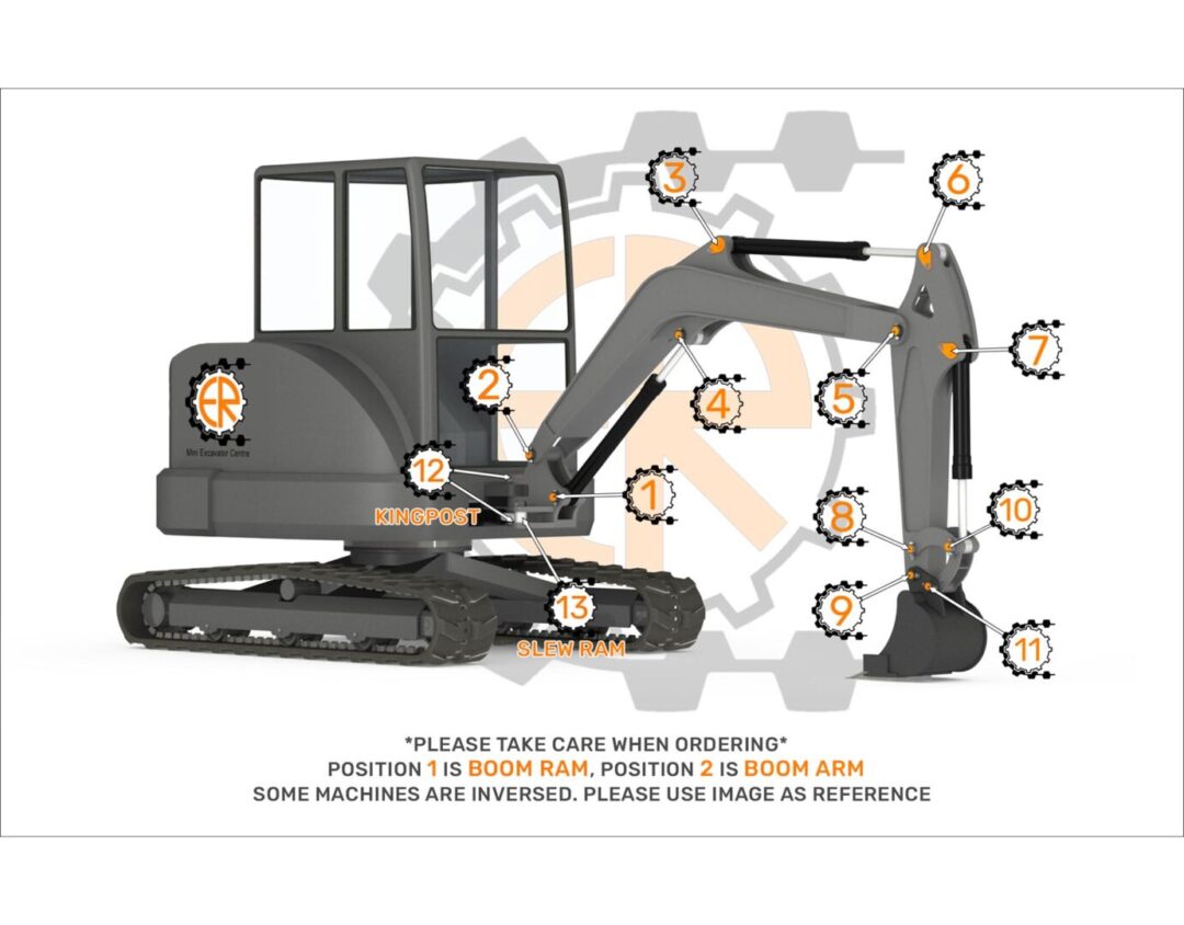 Komatsu PC128UU-2 Pins & Bushes